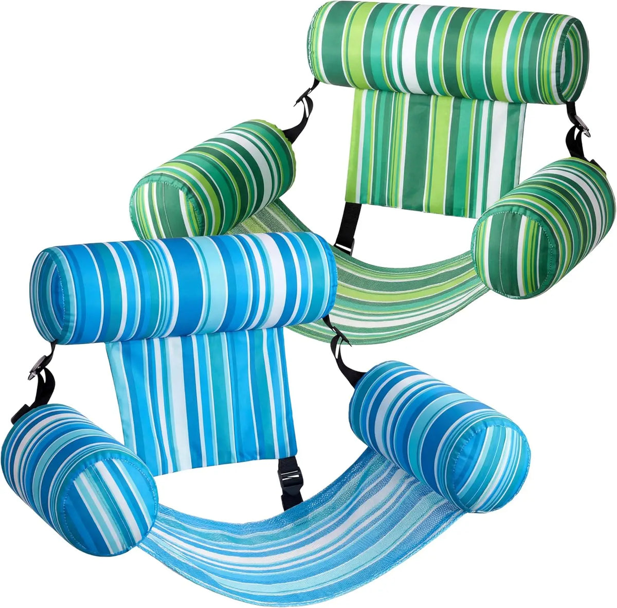 JOYFY 1/2 Pack Inflatable Pool Chair Leaf Floating Lounger Adult Pool Float Water Floating Chair for Summer Party Beach Lake