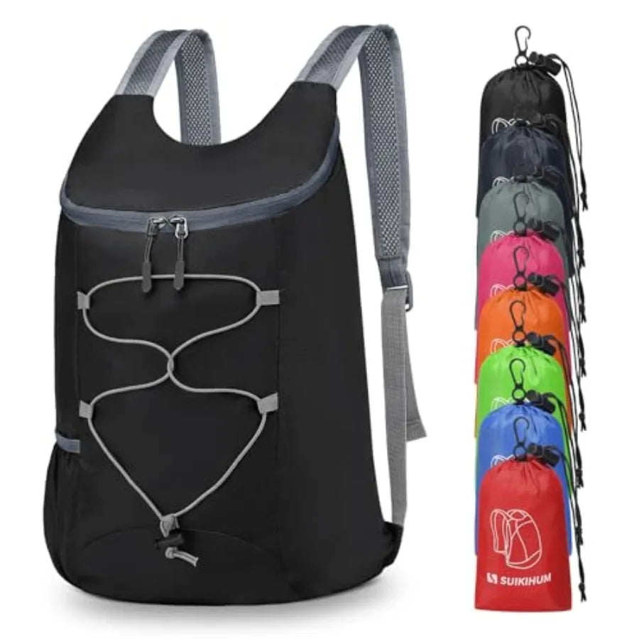 20L Hiking-Daypack Lightweight Foldable Travel Packable Backpack for Camping Cycling Outdoor