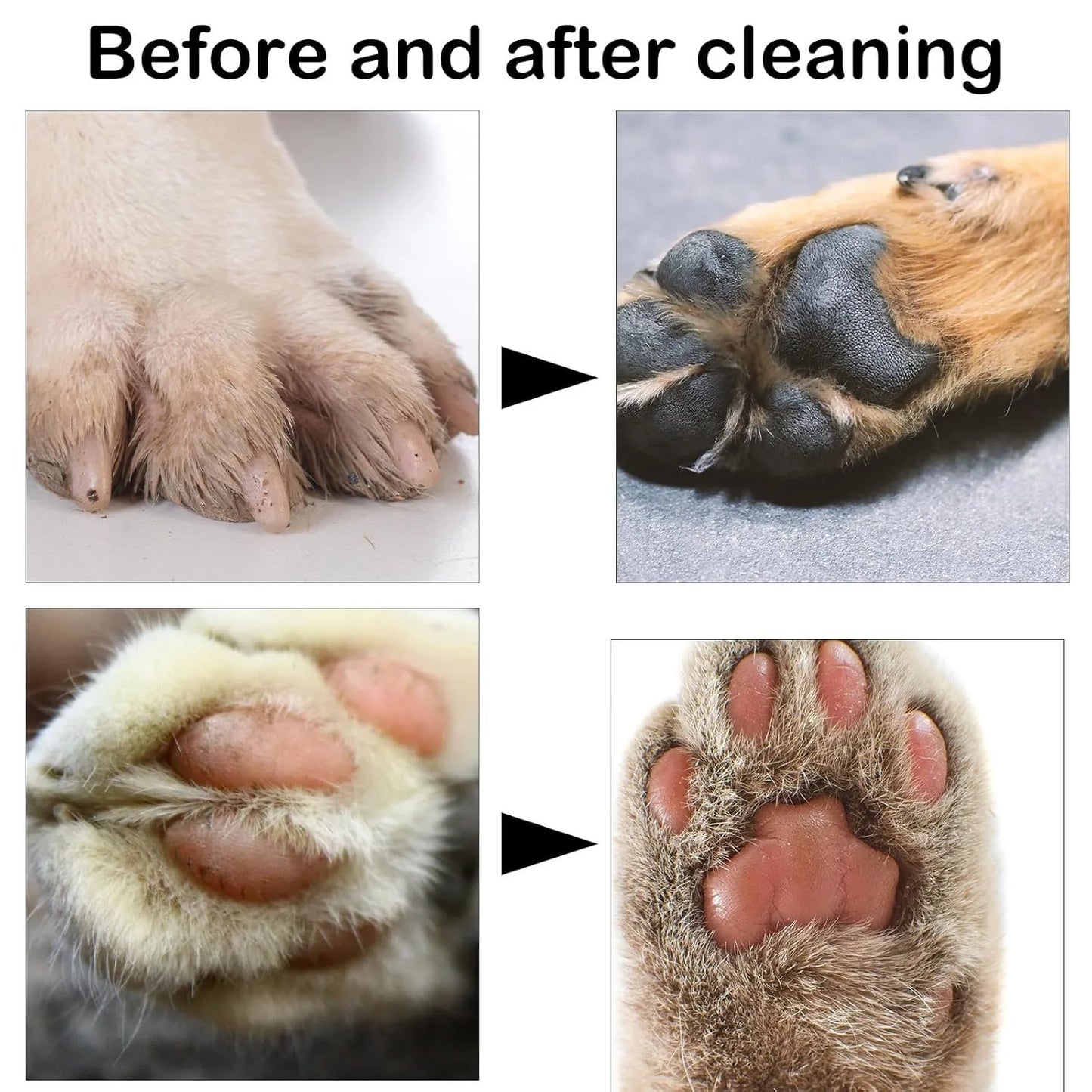Portable Dog Paw Washer Cup Pet Foot Cleaning Tool with Silicone Brush Quick Mud Removal for Home Travel Outdoor Use