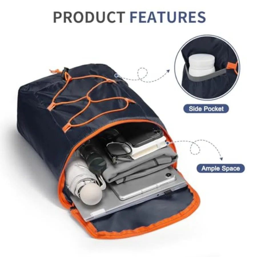 20L Hiking-Daypack Lightweight Foldable Travel Packable Backpack for Camping Cycling Outdoor