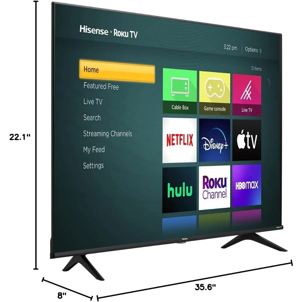 Hisense 40-Inch Class H4 Series LED Roku Smart TV with Alexa Compatibility (40H4F, 2020 Model)