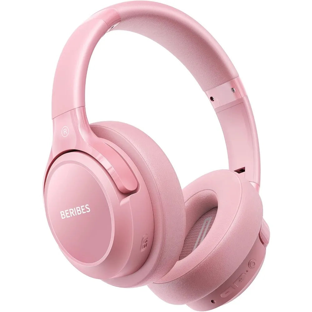 Over-Ear Bluetooth Headphones with 65H Playtime, 6 EQ Modes and Deep Bass for Various Devices