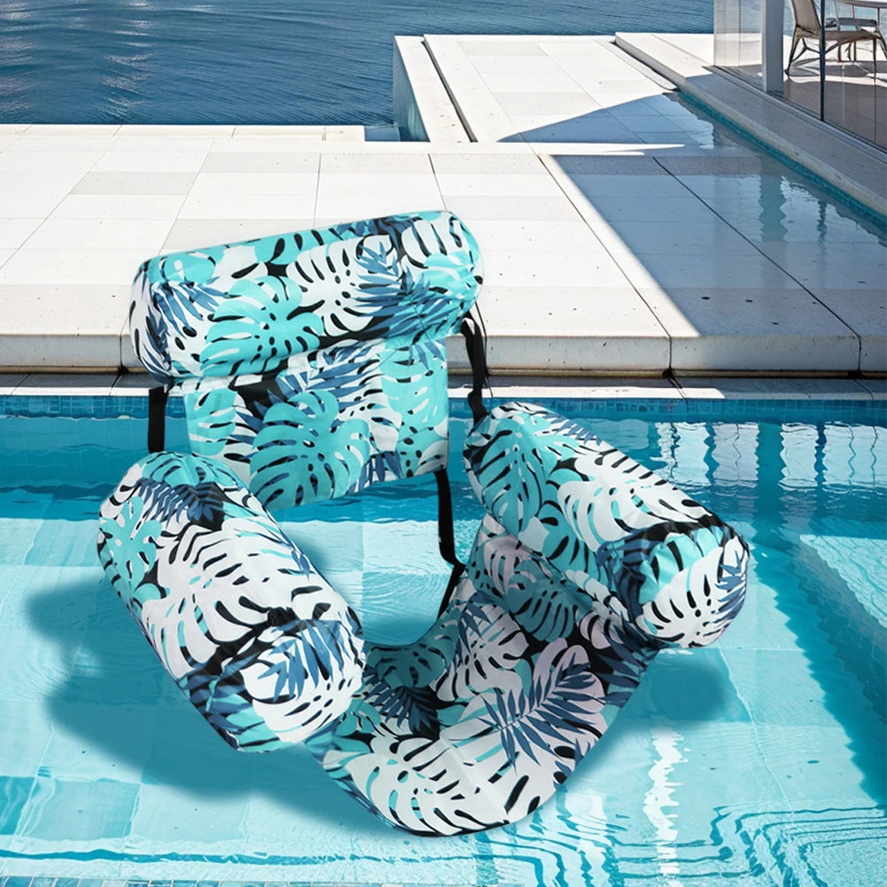 PVC Inflatable Pool Float Lounger Chair Swimming Pool Floating Water Hammock Summer Inflatable Sea Mattress Water Play Equipment