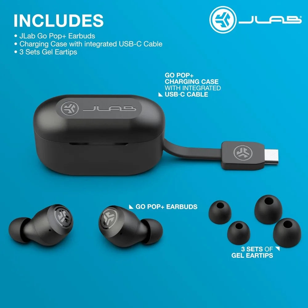 Wireless Earbuds: Bluetooth In-Ear Headphones, 35H Playtime, Mic, USB-C, Dual Connect, EQ3 Sound, Black