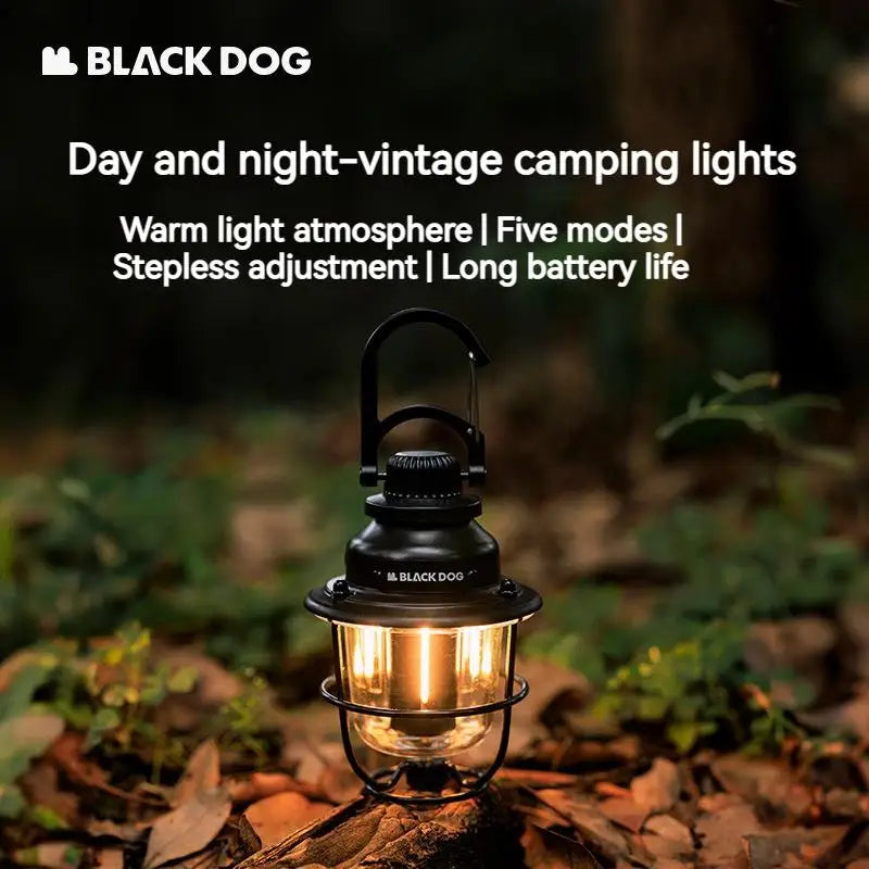 Naturehike BLACKDOG Camping Light Outdoor Tent Light Atmosphere Lantern Multi-function Emergency Camping Supplies Accessories