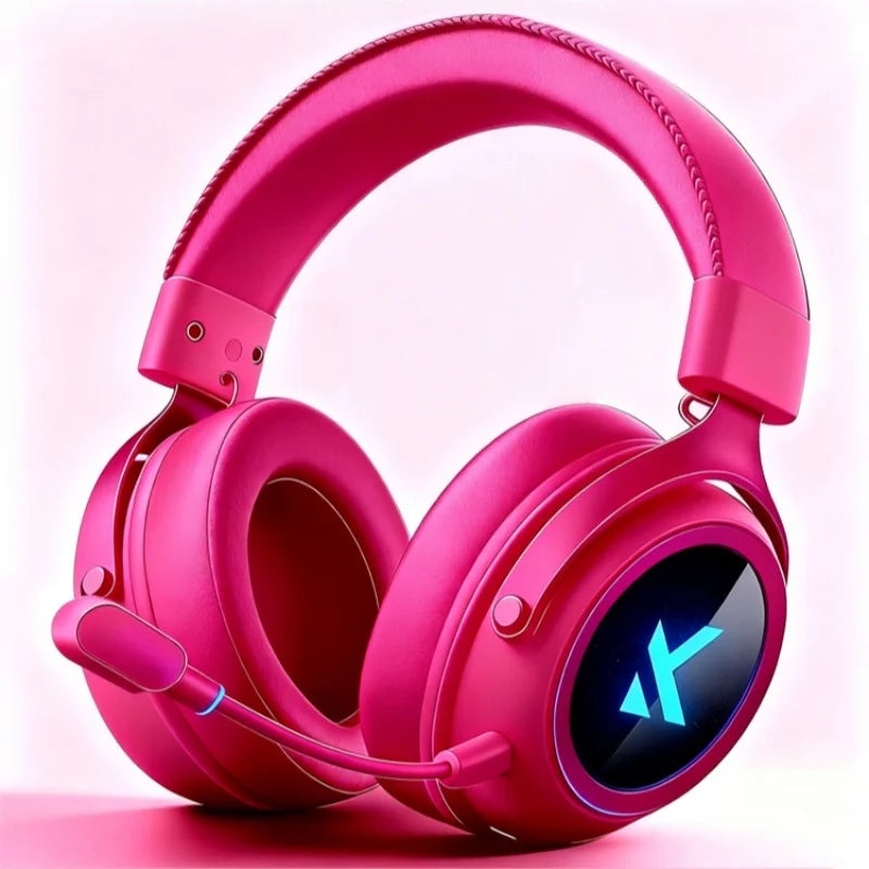 MCHOSE X9 Wireless Headworn Game Headset7.1 Three Mode 53mm Aluminum Foil Polymer Diaphragm E-Sports Gift Bluetooth 2.4G Headset