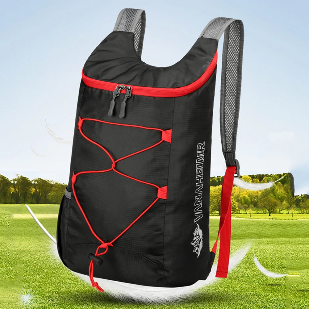 10L Mountaineering Bag Splashproof Folding Outdoor Climbing Cycling Travel Knapsack Ultralight Hiking Daypack Travel Daypack Bag
