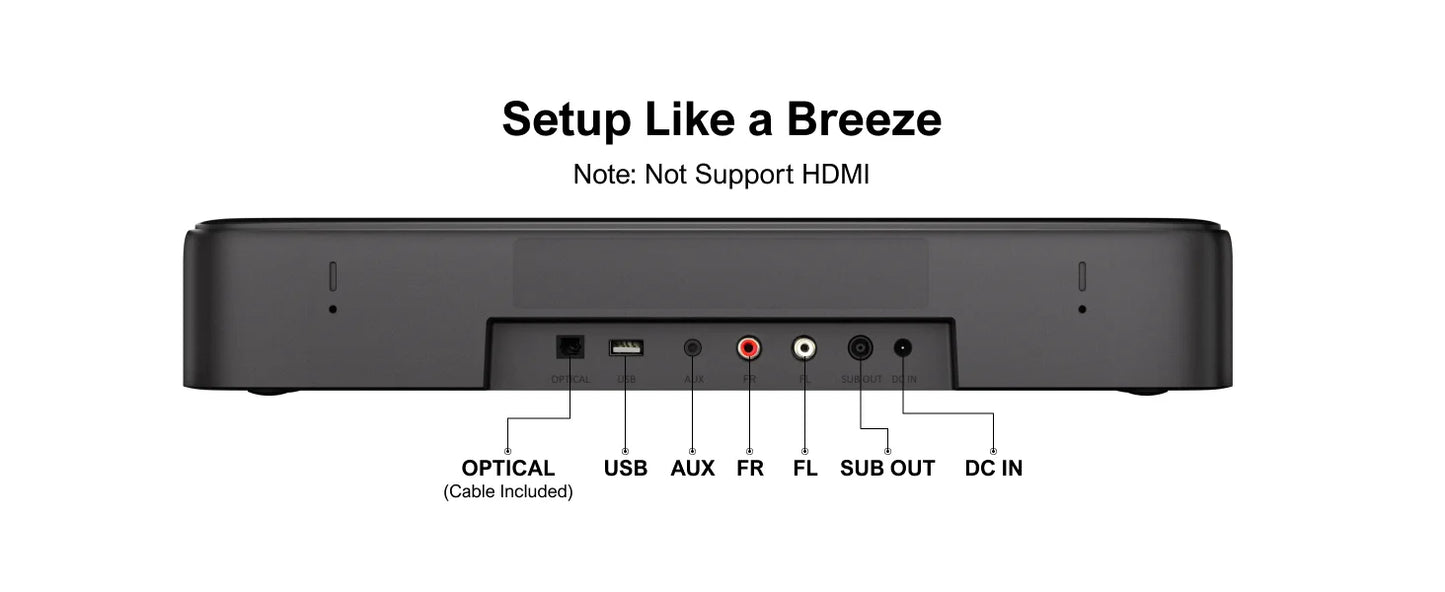 ULTIMEA 7.1 Channel Sound Bar System for TV with 4 Surround Speakers, App Controlled Virtual Surround Sound, Home Theater Audio