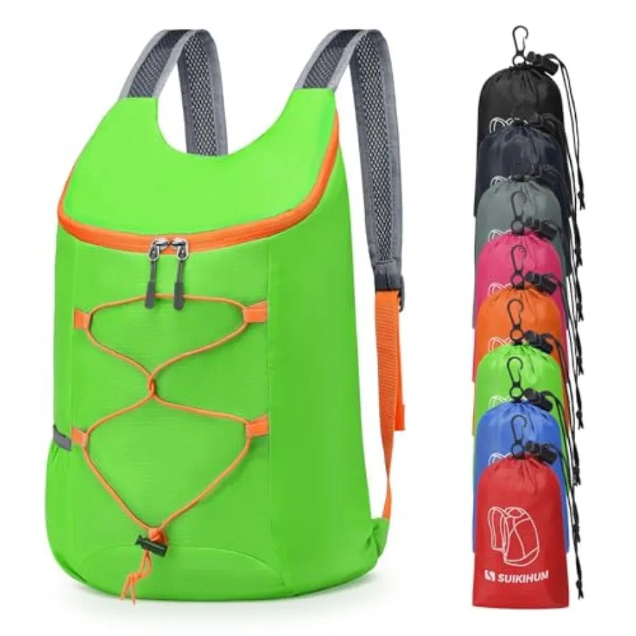 20L Hiking-Daypack Lightweight Foldable Travel Packable Backpack for Camping Cycling Outdoor