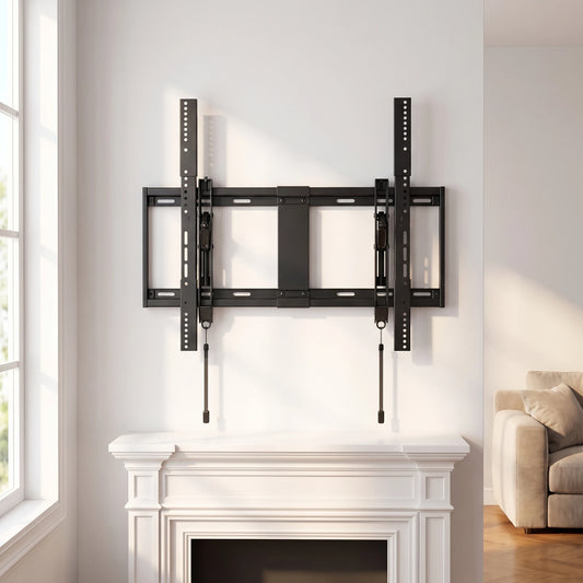Listed Advanced Tilting TV Wall Mount Bracket for 42-100 inch Large TVs up to 160 lbs, Ultra Slim Low Profile Tilt TV Mount Fits 16/24 inch Studs, Max VESA 600x600mm
