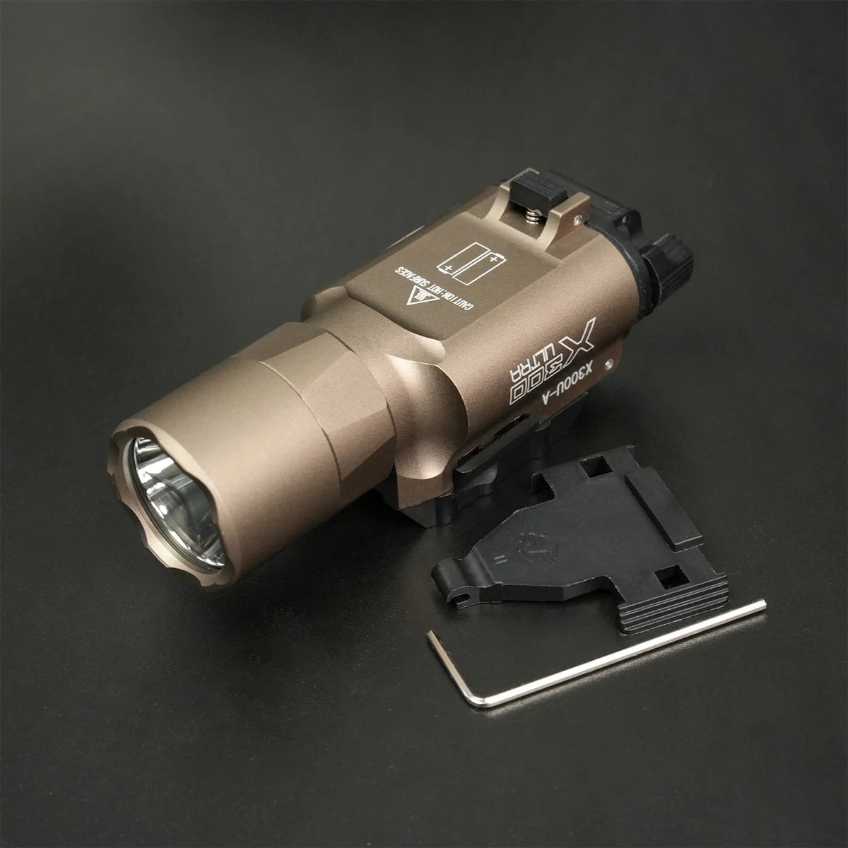 Tactical Gear Surefir X300 X300U Ultra  Metal Pistol Gun 500Lumen LED Light Fit 20mm Rail Airsoft Hanging Hunting Flashlight