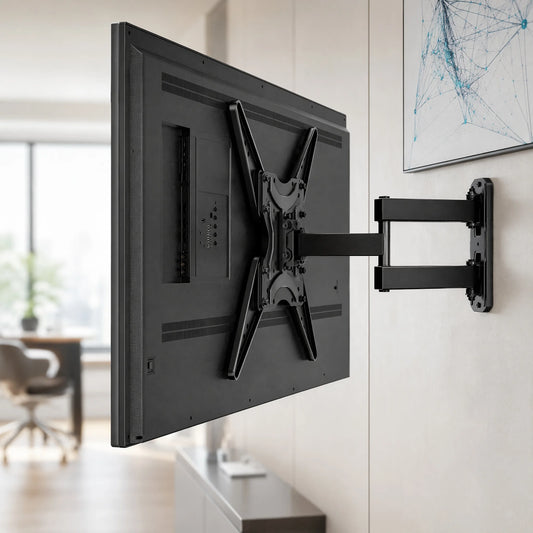 Listed Advanced Tilting TV Wall Mount Bracket for 26-60 inch Large TVs up to 77 lbs, Ultra Slim Low Profile Tilt TV Mount Fits , Max VESA 400x400mm