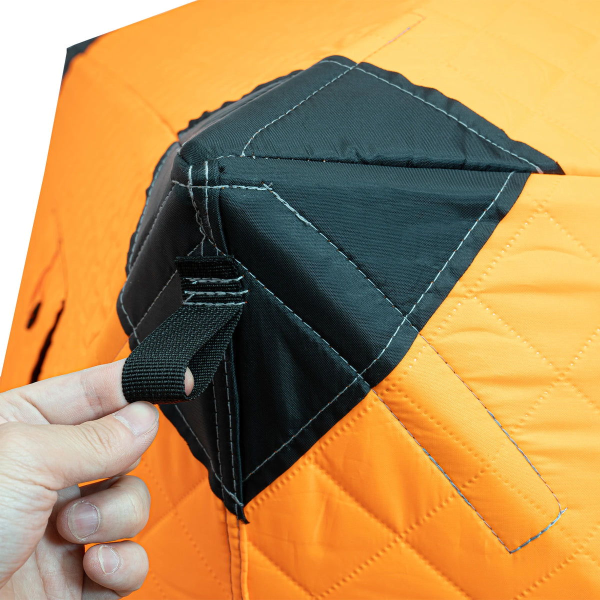 Orange/Blue/Red/Camouflage Ice Fishing Tent Outdoor Square Thermal Shelter Dual Zipper Windproof Tent for Camping Hiking Fishing