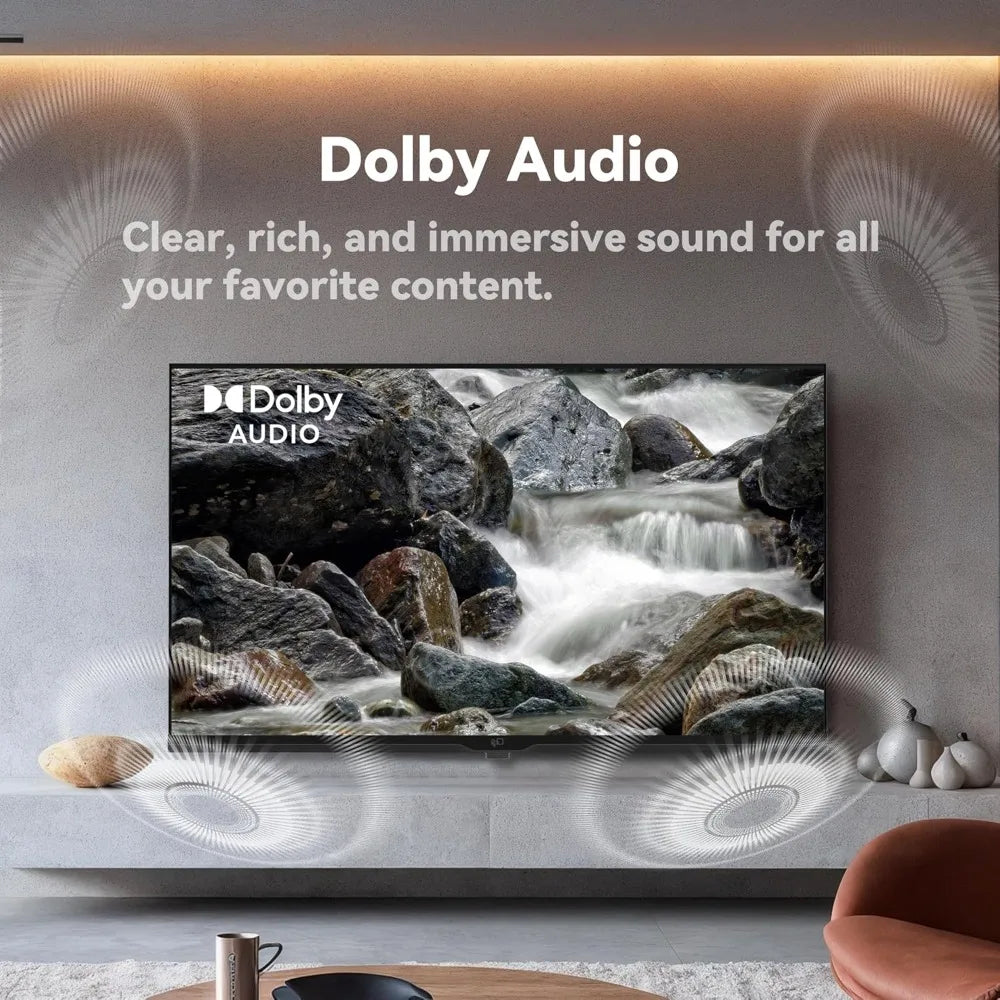 FPD Smart TV 32 Inch, Television Compatible with Samsung TV Plus Powered by Tizen OS