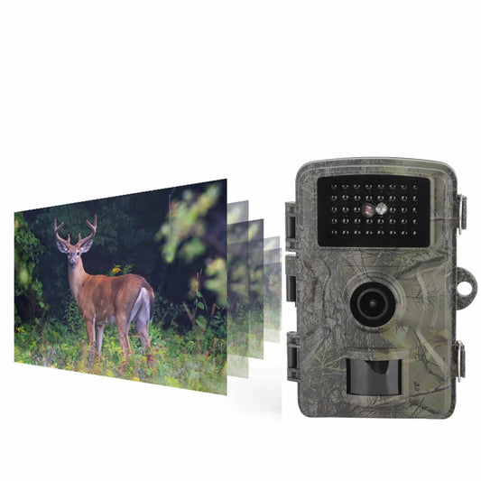 ZK40 Infrared Night Vision Camera 2.0in TFT HD Display 1920x1080P IP66 Waterproof Wildlife Trail Camera for Outdoor