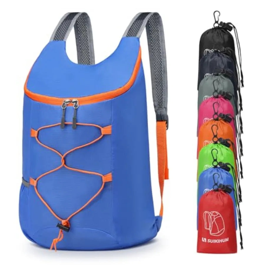 20L Hiking-Daypack Lightweight Foldable Travel Packable Backpack for Camping Cycling Outdoor