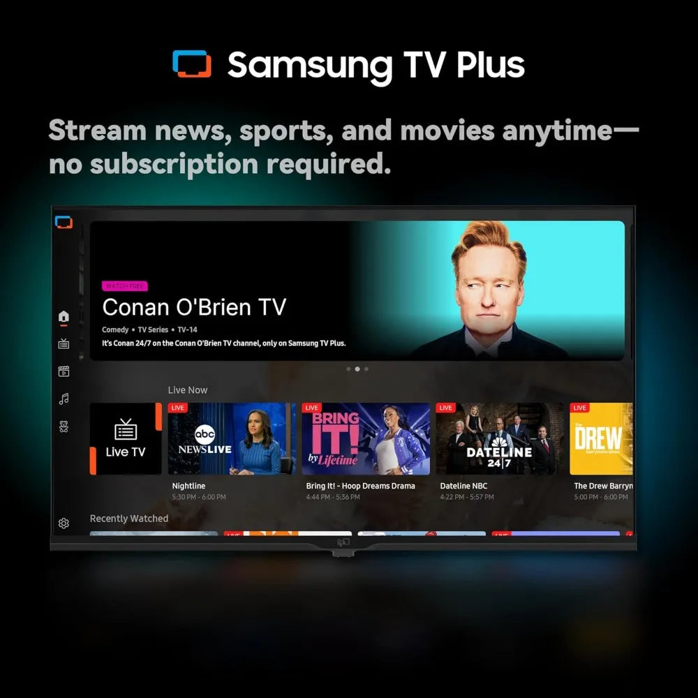 FPD Smart TV 32 Inch, Television Compatible with Samsung TV Plus Powered by Tizen OS
