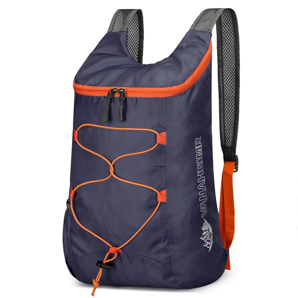 10L Mountaineering Bag Splashproof Folding Outdoor Climbing Cycling Travel Knapsack Ultralight Hiking Daypack Travel Daypack Bag