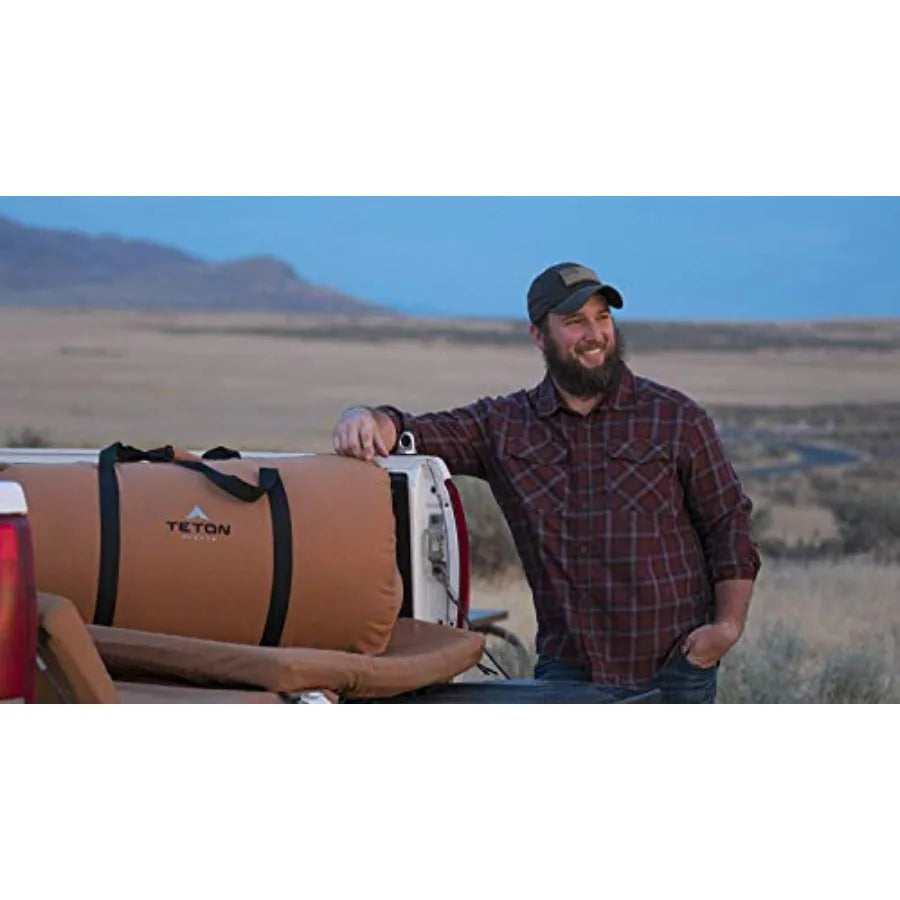 Teton Mammoth Queen Size Double Sleeping Bag- A Warm Bag The Whole Family can Enjoy Great for Camping Hunting and Base Camp. Co