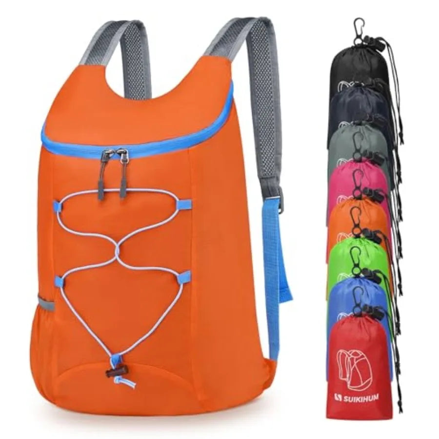 20L Hiking-Daypack Lightweight Foldable Travel Packable Backpack for Camping Cycling Outdoor