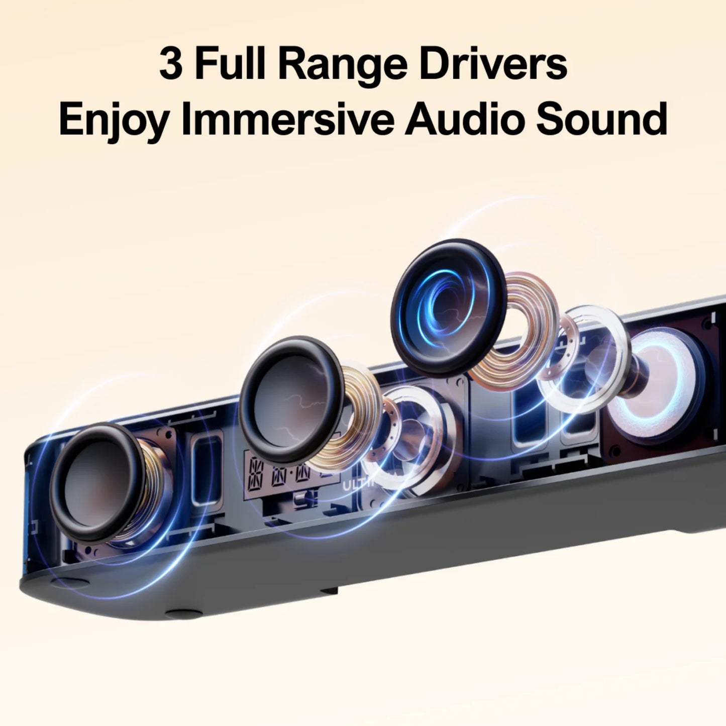 ULTIMEA 7.1 Channel Sound Bar System for TV with 4 Surround Speakers, App Controlled Virtual Surround Sound, Home Theater Audio