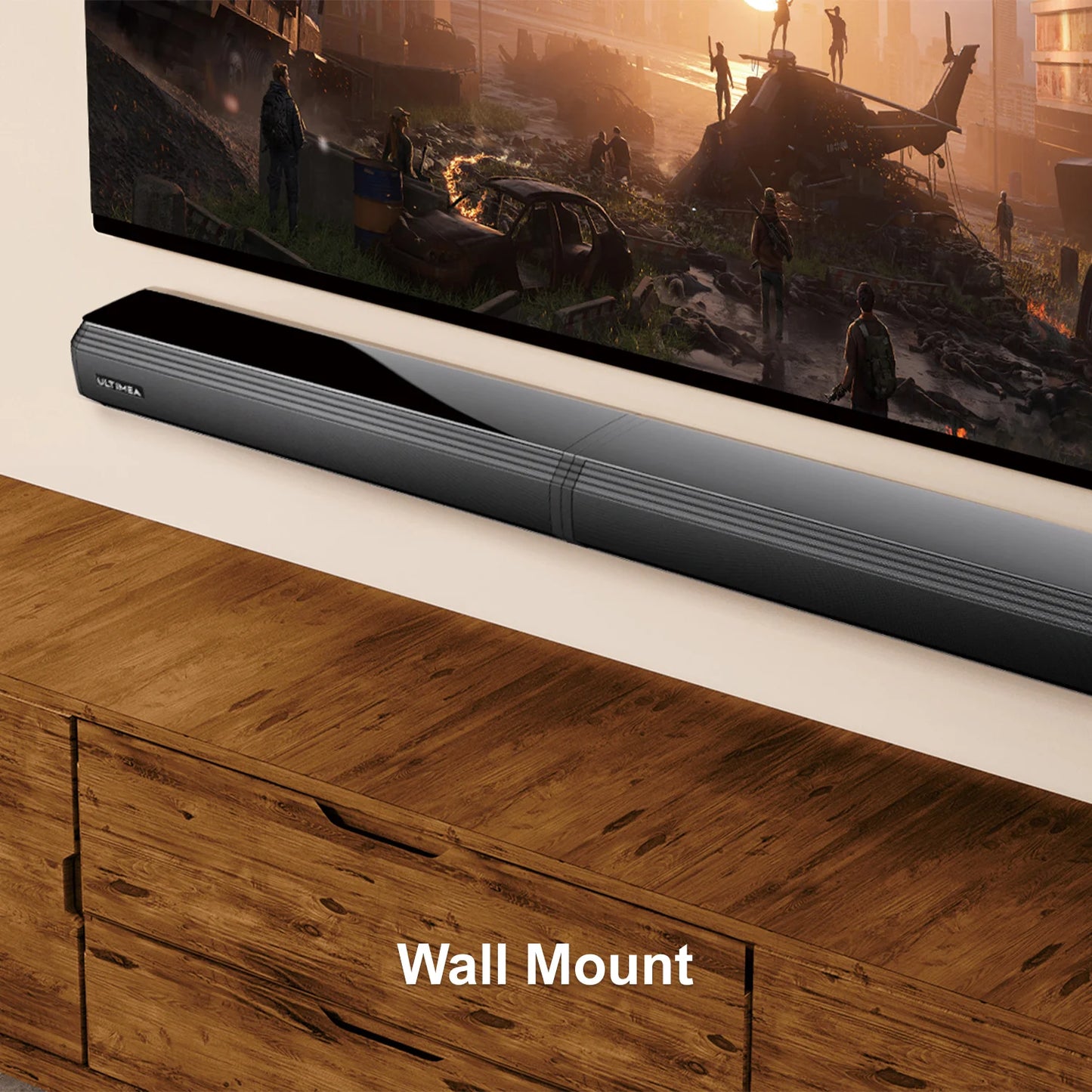 ULTIMEA 2.2ch Sound Bar for Smart TV,  2-in-1 Detachable Sound Bar for TV, App, Bluetooth 5.3 TV Soundbar, 2025 Upgraded