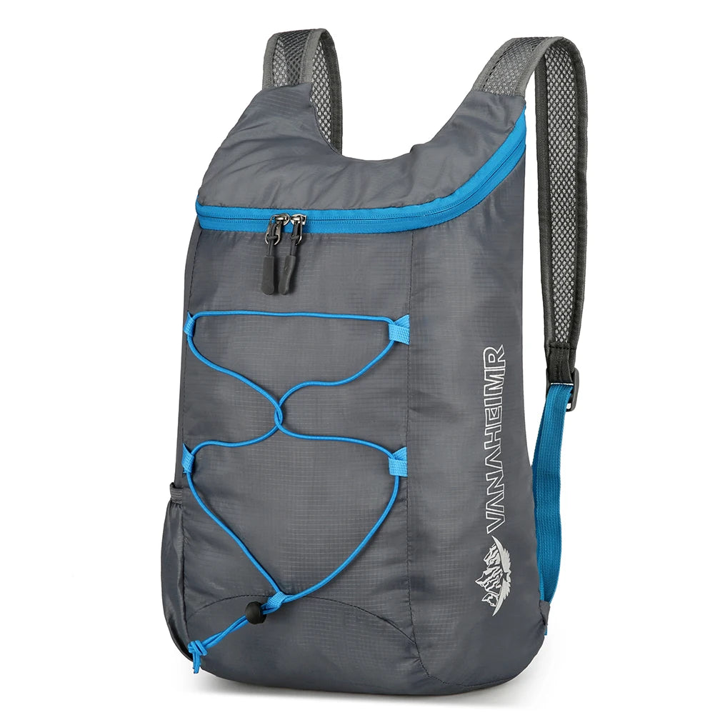 10L Mountaineering Bag Splashproof Folding Outdoor Climbing Cycling Travel Knapsack Ultralight Hiking Daypack Travel Daypack Bag