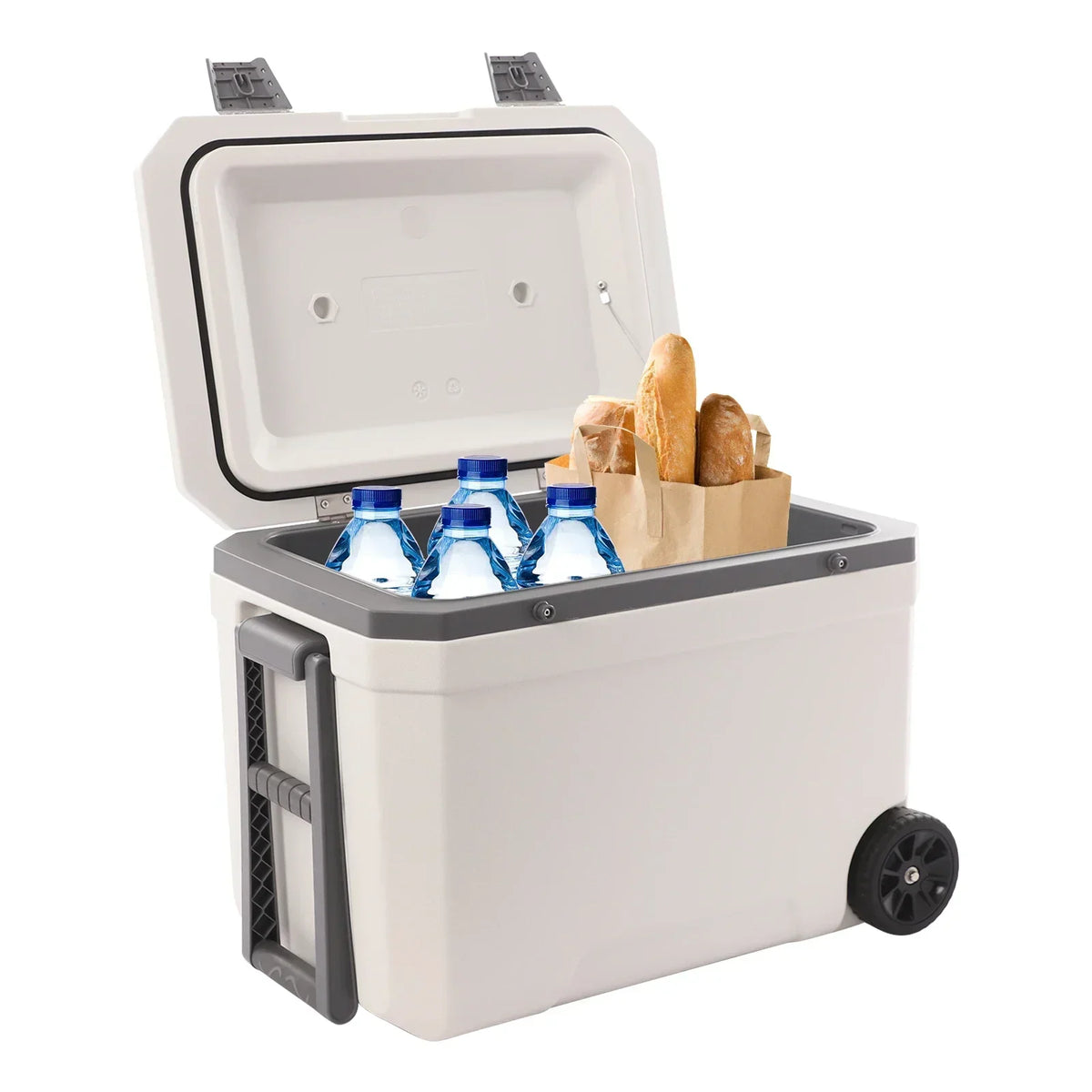 Insulated Portable Cooler,45LCamping Cooler，Portable Cooling Box，Suitable for BBQ,Camping, picnics, and Other Outdoor Activities