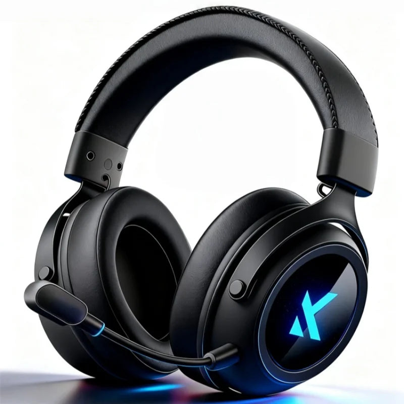 MCHOSE X9 Wireless Headworn Game Headset7.1 Three Mode 53mm Aluminum Foil Polymer Diaphragm E-Sports Gift Bluetooth 2.4G Headset