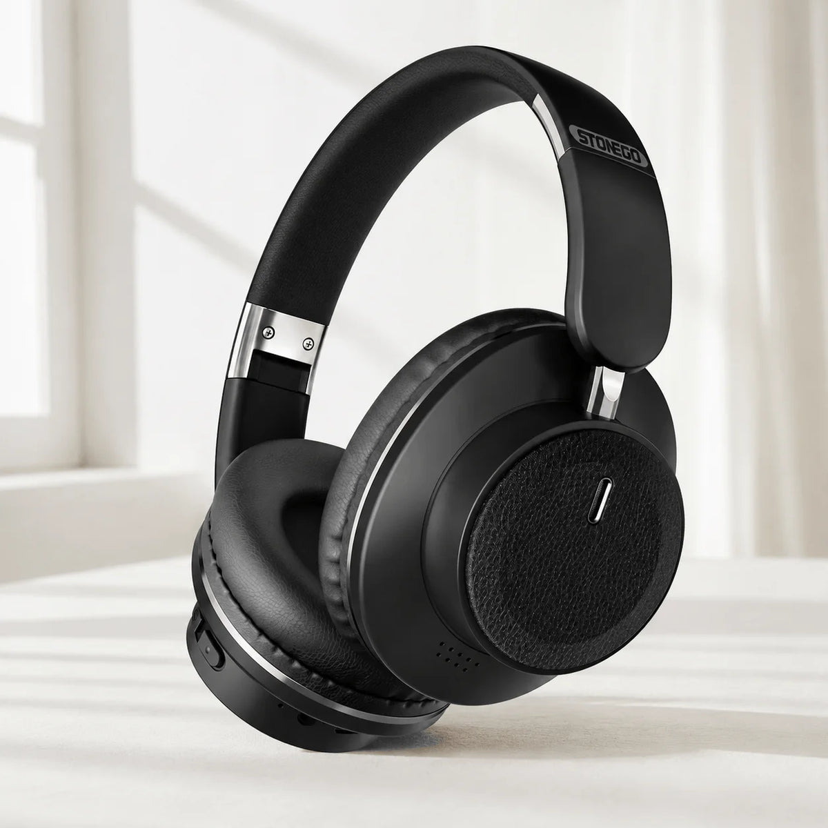 Bluetooth Headphones Wireless Headset Over Ear Foldable Portable Fashion Aesthetic Design With 24H Long Battery Life Premium Hi-Fi Stereo Sound All Day Comfortable Fit For Photography Props Travel Sports Gym Workout Gaming Sc