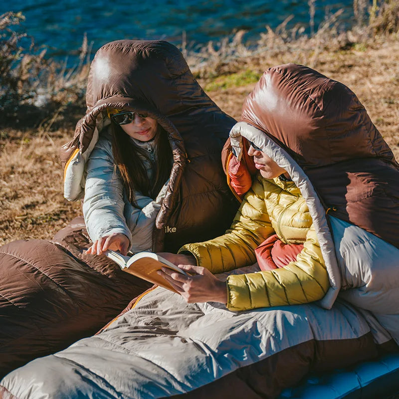 Naturehike Upgraded SP400 650FP Ultralight Sleeping Bag Camping Travel Hiking Duck Down Mummy Sleeping Bags for Winter Autumn