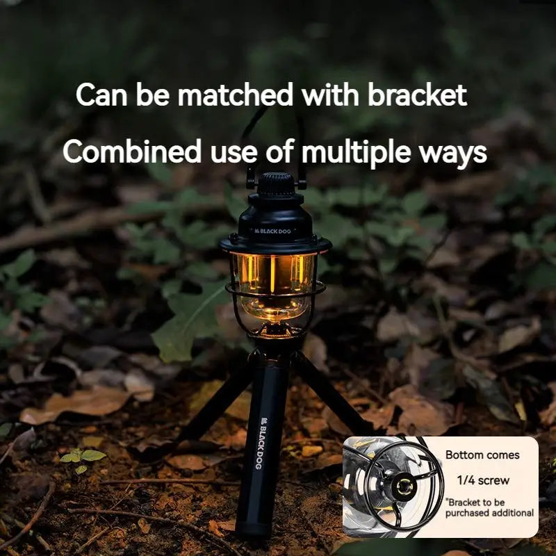 Naturehike BLACKDOG Camping Light Outdoor Tent Light Atmosphere Lantern Multi-function Emergency Camping Supplies Accessories