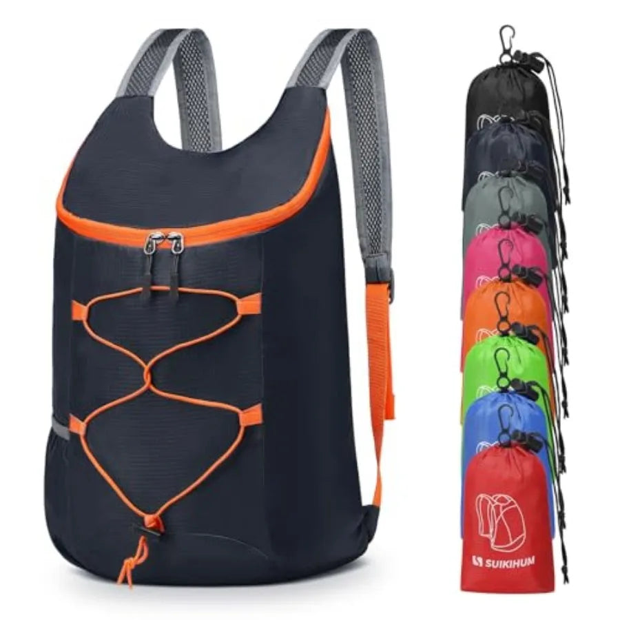 20L Hiking-Daypack Lightweight Foldable Travel Packable Backpack for Camping Cycling Outdoor