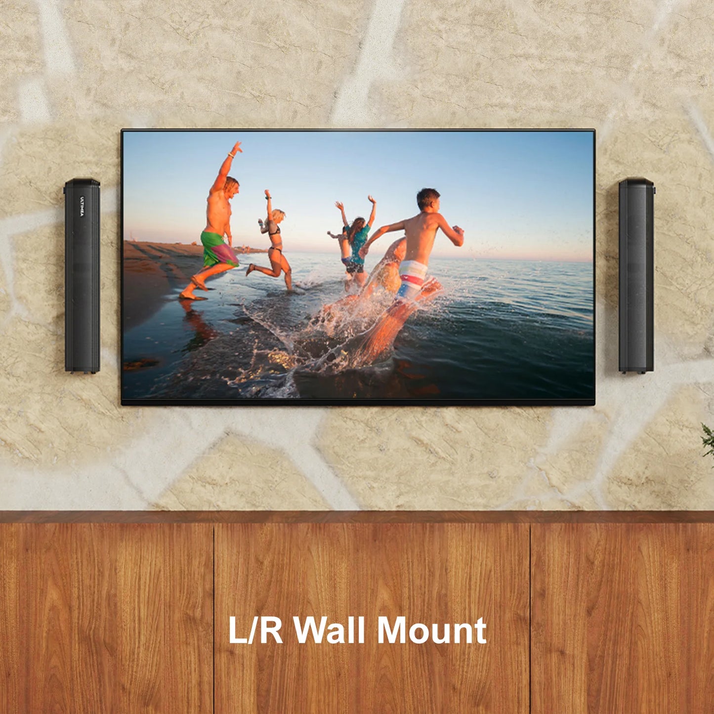 ULTIMEA 2.2ch Sound Bar for Smart TV,  2-in-1 Detachable Sound Bar for TV, App, Bluetooth 5.3 TV Soundbar, 2025 Upgraded