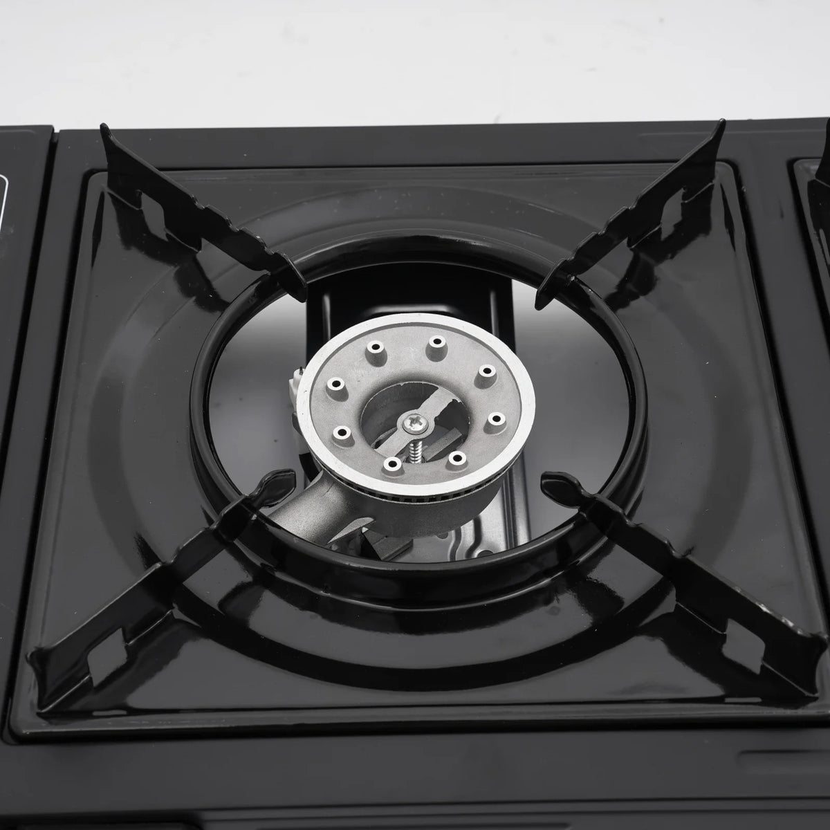 2 Burner Portable Camping Gas Stove 2500W Per Burner Dual Independent Control Knob Built-In Overpressure Safety Valve Dual Fuel Compatible Anti-Slip Feet With Carry Bag Outdoor Cooker For Picnic Yard Party RV Camping Cooking