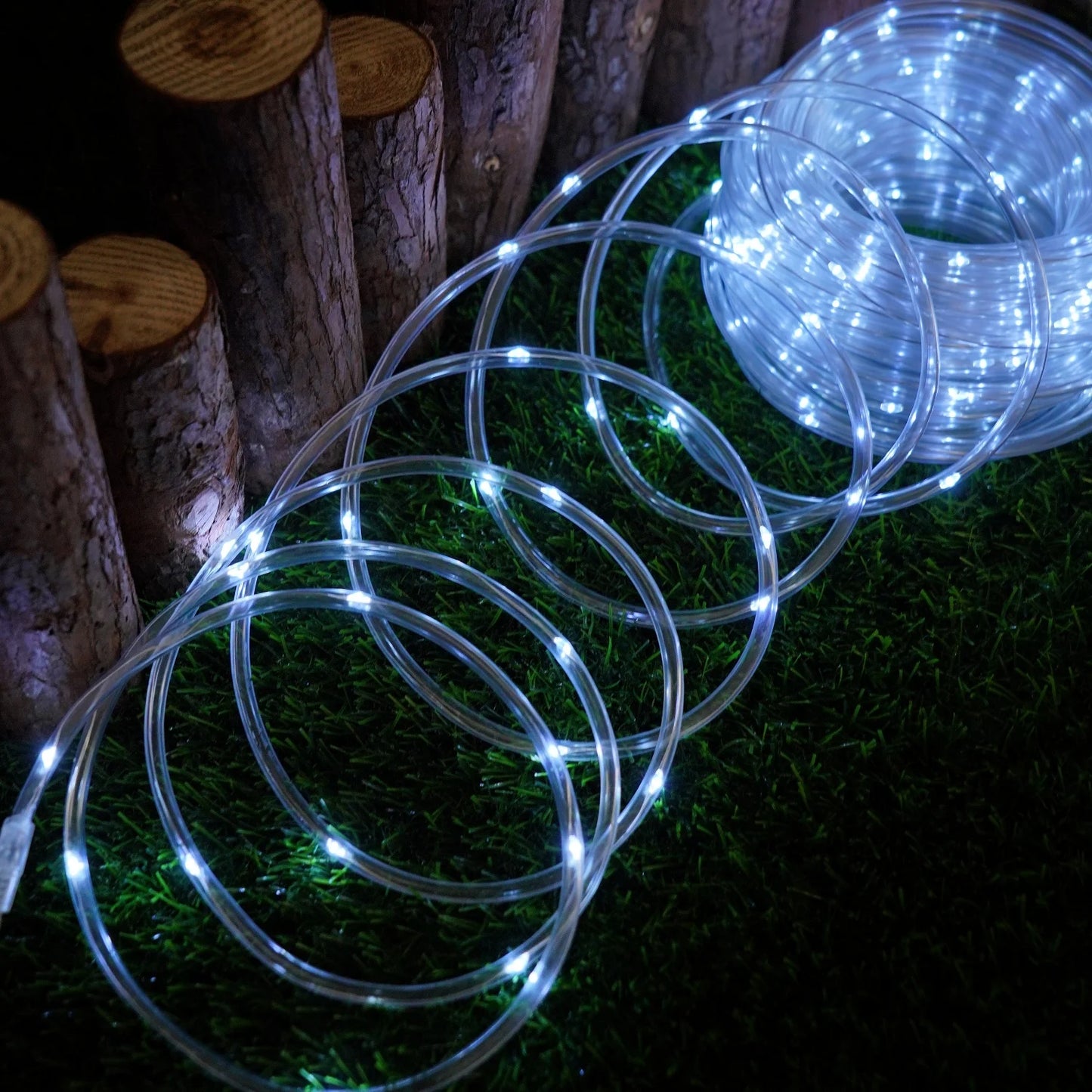 Solar light string, 100/200/300 LED solar outdoor light string, 10 modes of waterproof solar fairy tube lights, suitable for garden, Christmas decoration, swimming pool, terrace, party, wedding, camping, RV, fence decoration