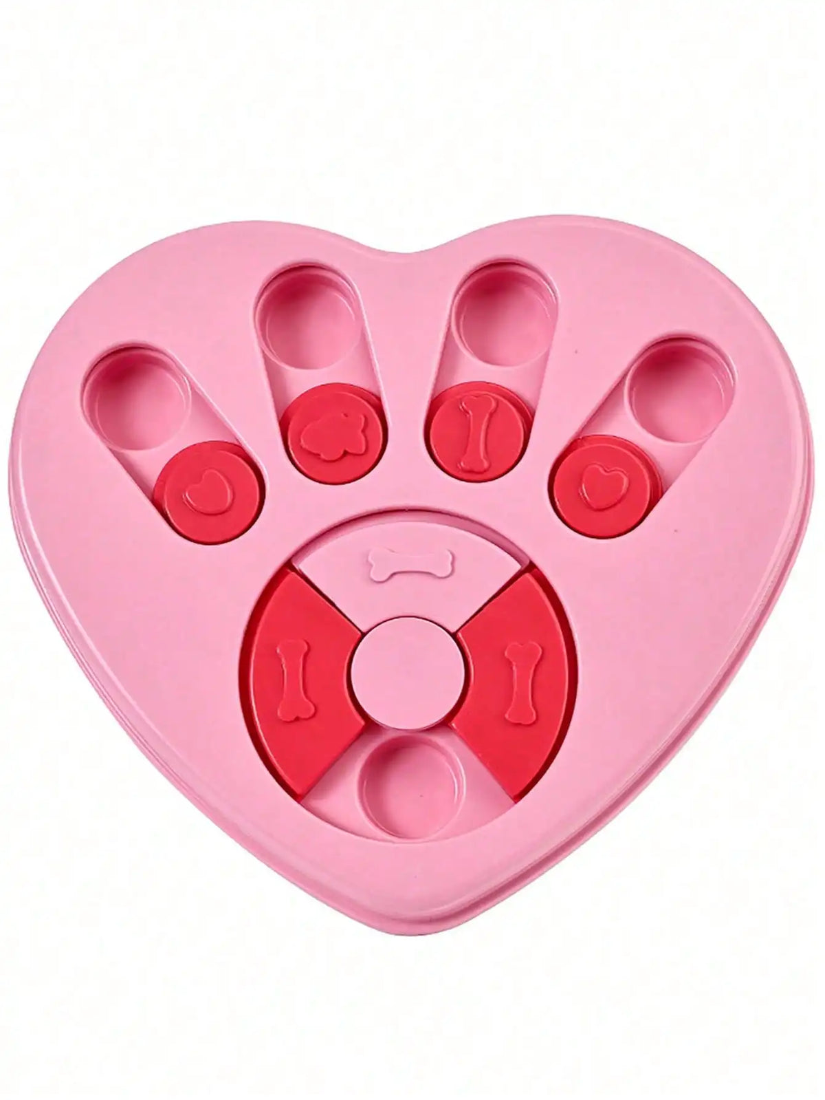 1PC Dog Puzzle Toys Slow Feeder, Interactive IQ-Enhancing Food Dispenser, Non-Slip Slow Eating Bowl, Cat And Dog Food Game, Durable And Easy To Clean, Anti-Choking Function, Slow Feed Treat Dispenser,